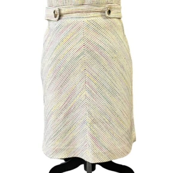 🎉PRICE REDUCED🎉 TRINA TURK Strapless Embroidered Dress Tweed Summer Party 2‎ - Picture 3 of 14